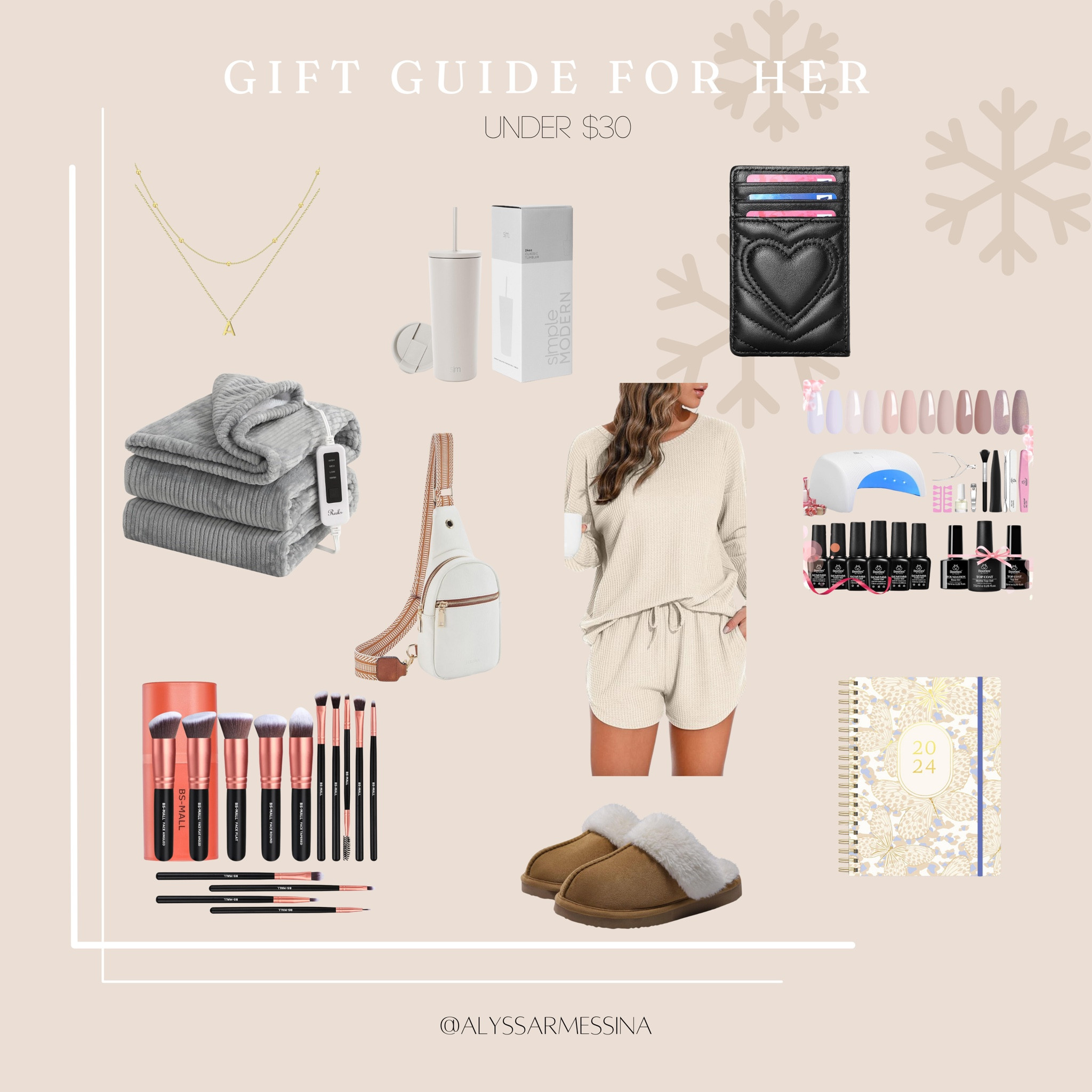 Gift ideas for her under $30!

Gift ideas | gift guide | gifts for her | affordable gifts | women’s gifts | Christmas gifts 

#LTKGiftGuide #LTKSeasonal #LTKHoliday