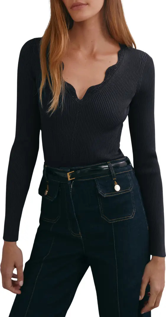 Lara V-Neck Knit Top | Nordstrom