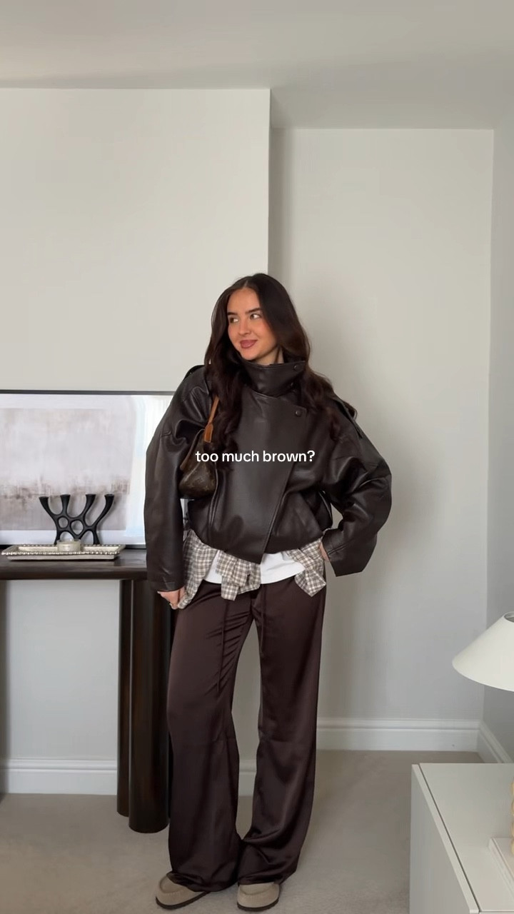 all brown fits > 

Jacket is from Glamify Fashion but I’ve linked one similar! 

[ ootd, casual fashion, spring outfits, outfit check, funnel neck jackets] 

#LTKuk #LTKspring #LTKstyletip