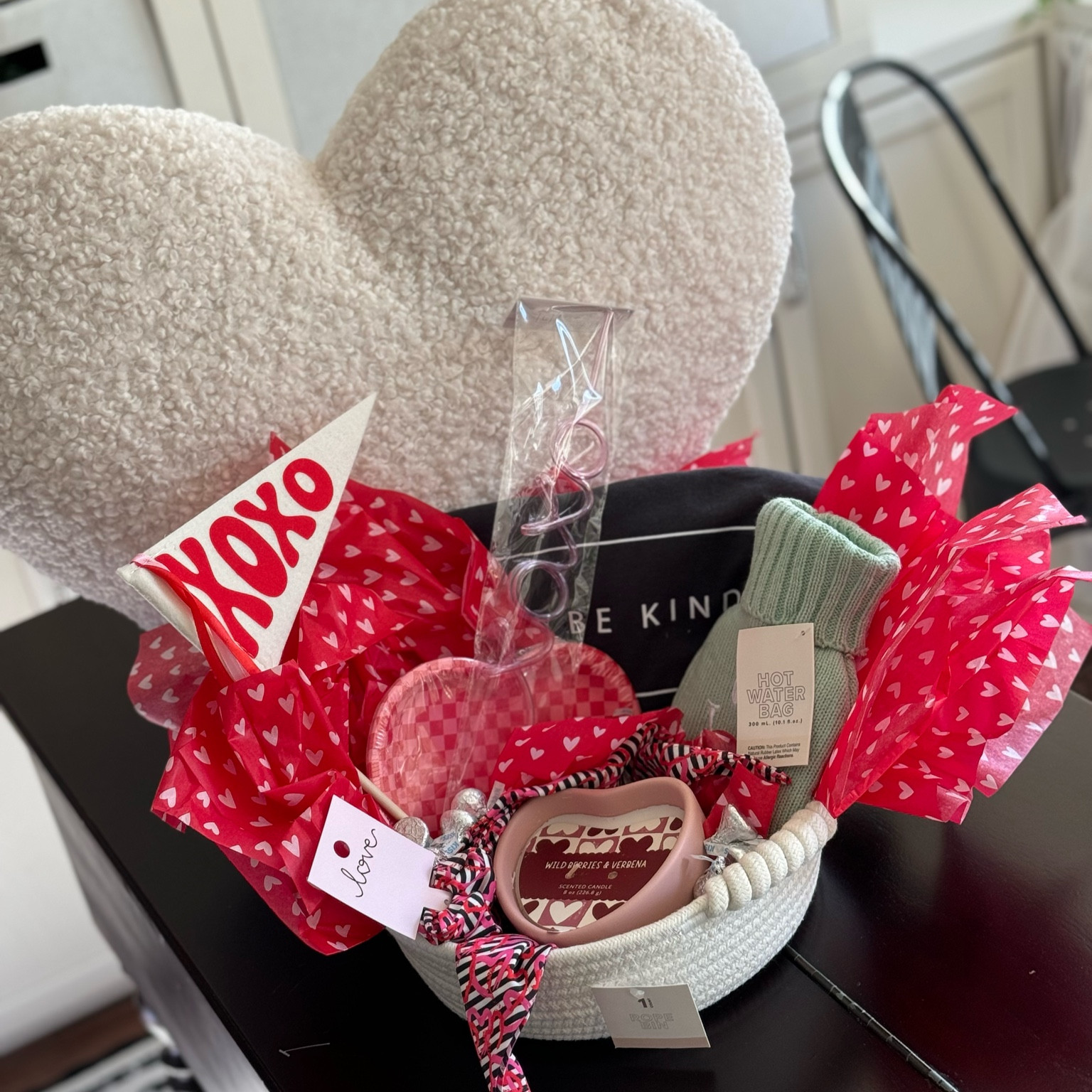Does your teenage daughter swear that the newest and latest tik tok makeup and skin care will finally be THE ONE? Here are some cute ideas for a Valentine’s Day gift basket. And I didn’t include anything for her face. 🙃@target for the win! 

Shop the dollar spot for the basket, felt pennant, hot water bottle, and cute paper plates. Can’t link that section! 

#teengirl #teenvalentine #valentinebasketforteenagegirl #target #targetvalentines



#LTKGiftGuide #LTKSeasonal