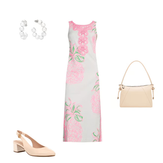 Lilly Pulitzer Marleigh Stretch Butterfly Jacquard Crew Neck Sleeveless Shift Dress | Dillard's | Dillard's