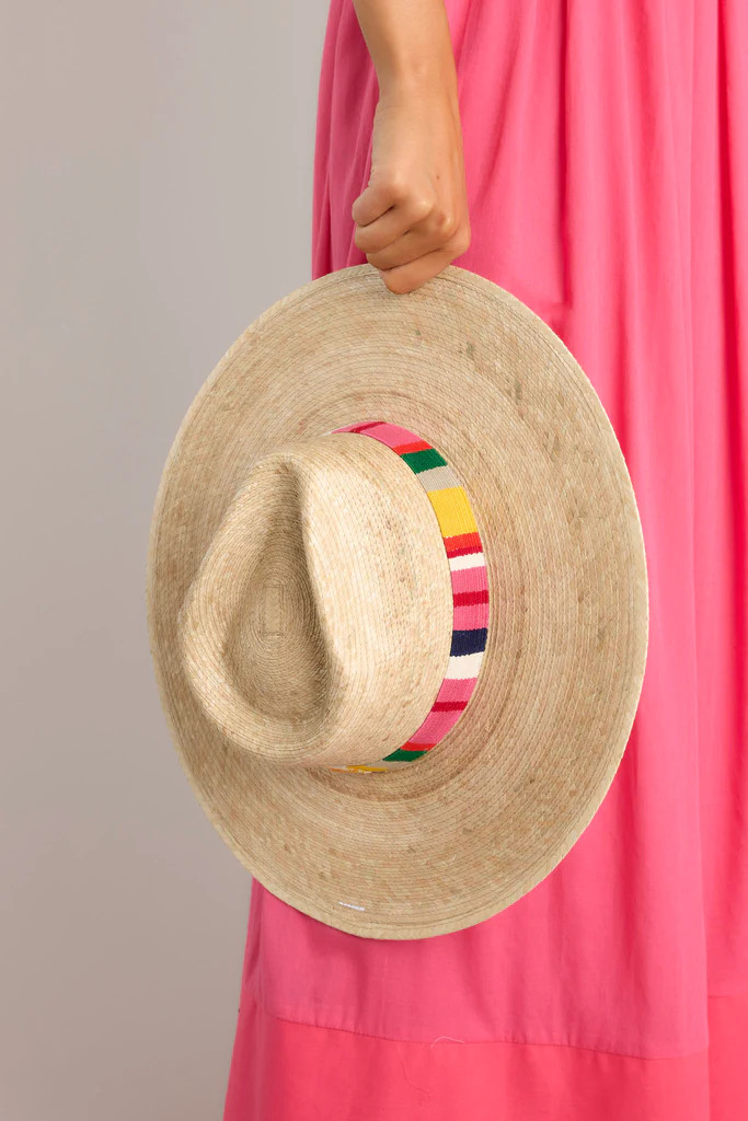 Sunshine Tienda Flor Palm Hat | Red Dress