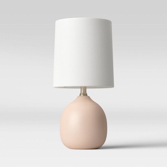 Ceramic Pattern Accent Lamp Pink (Lamp Only) - Threshold™ | Target