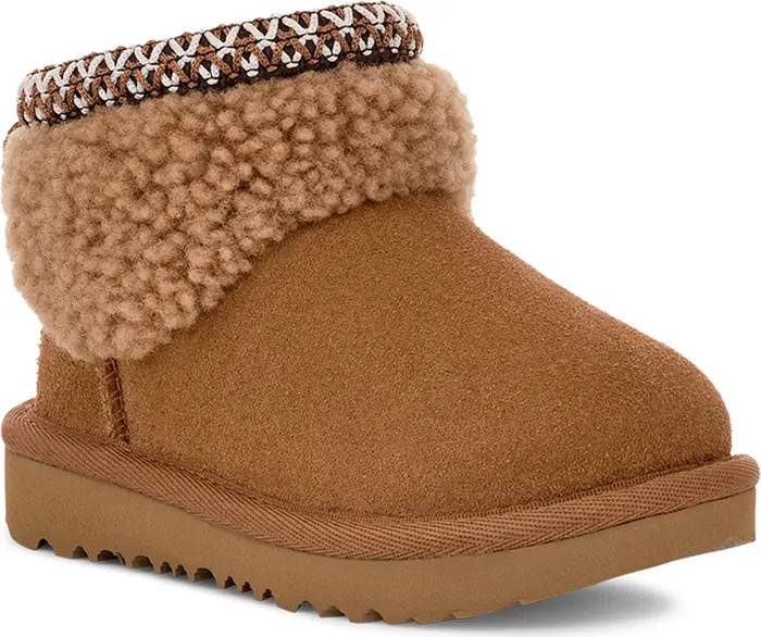 UGG® Kids' Classic Ultra Mini Curly Shearling Boot | Nordstrom | Nordstrom
