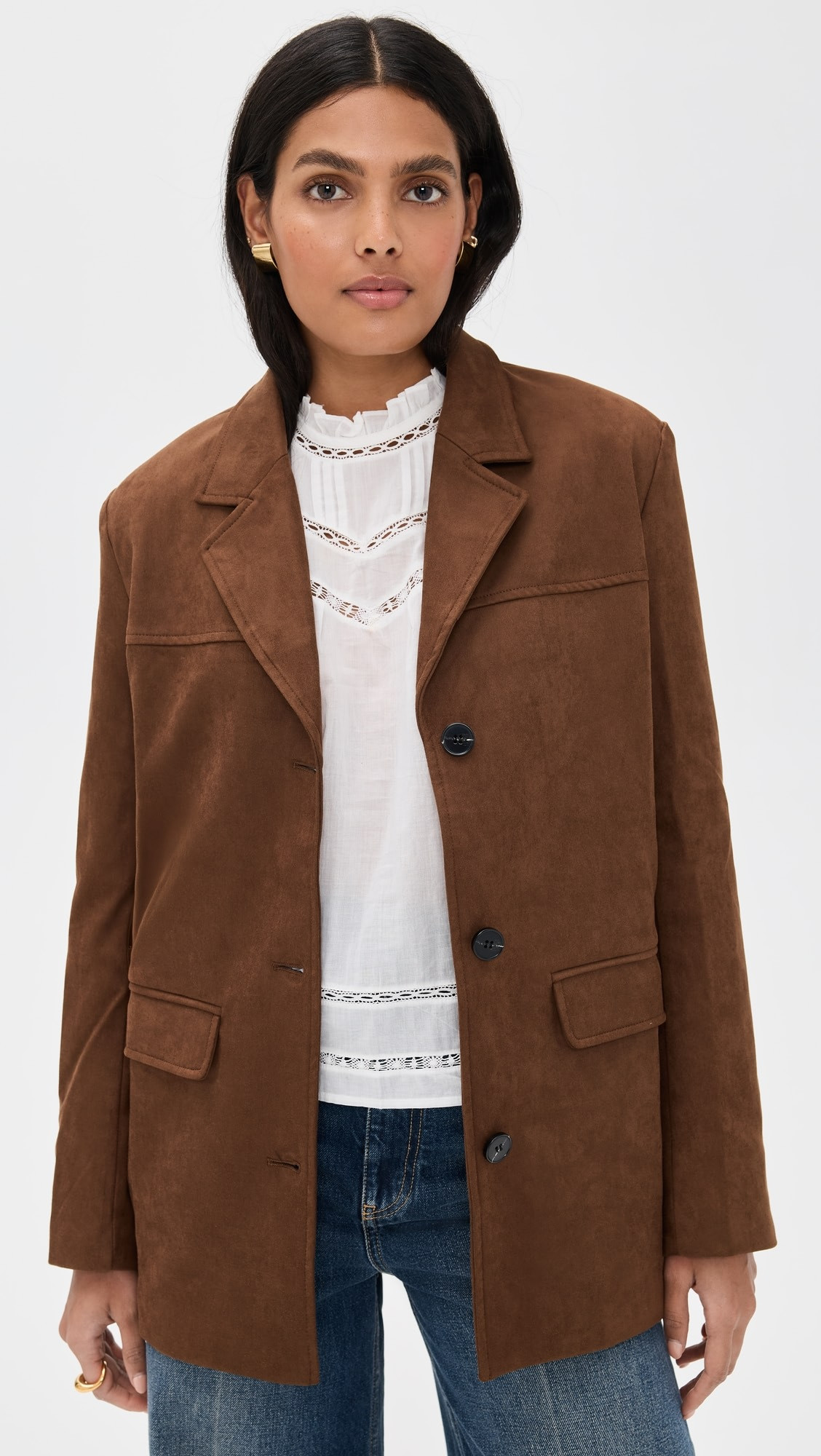 Faux Suede Jacket | Shopbop