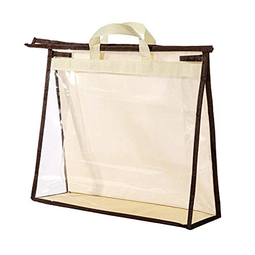 CINPIUK Clear Handbag Storage Bags Purse Organizer for Closet, Zipper Hanging Storage Bag for Handbags, L | Amazon (US)