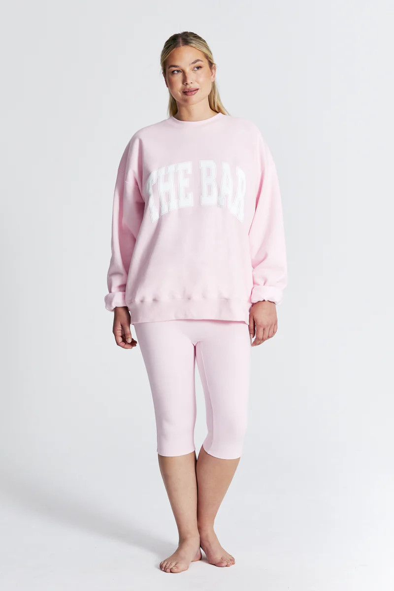 VARSITY SWEATSHIRT BLUSH | The Bar
