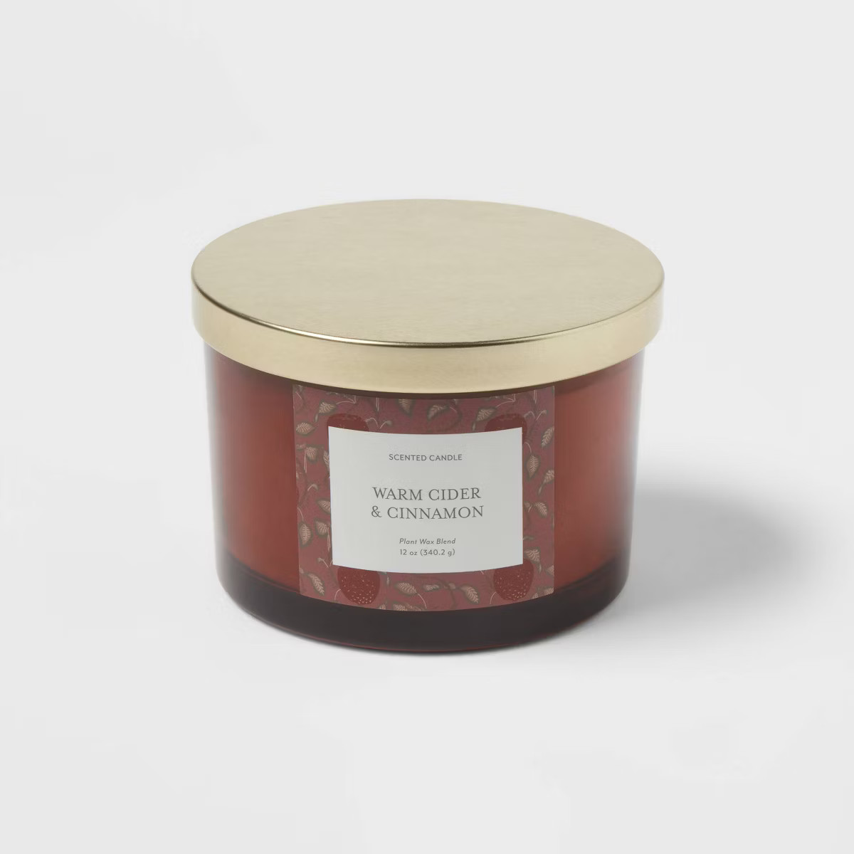 12oz Lidded Glass Jar Warm Cider & Cinnamon - Threshold™ | Target