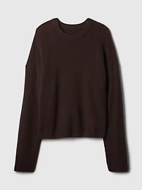 CashSoft Shaker-Stitch Crewneck Sweater | Gap (US)