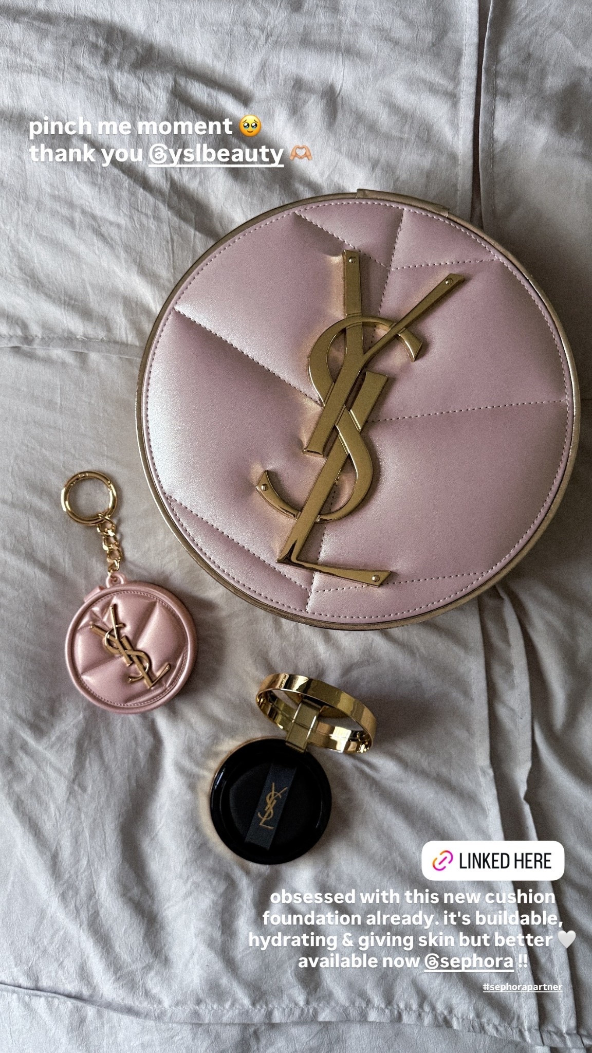 obsessed with this new cushion foundation already. it's buildable, hydrating & giving skin but better 🤍 available now @Sephora  !! pinch me moment 🥹 thank you @yslbeauty 🫶🏼 #sephorapartner

#LTKBeauty #LTKTravel #LTKgrwm