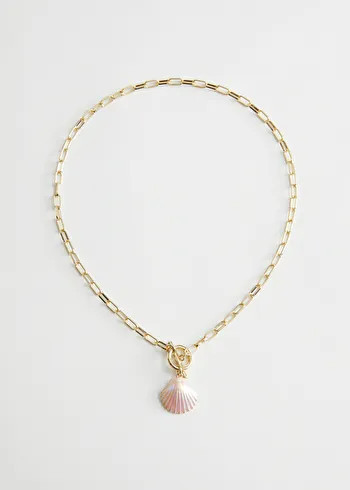 Shell Pendant Chain Link Necklace | & Other Stories (EU + UK)