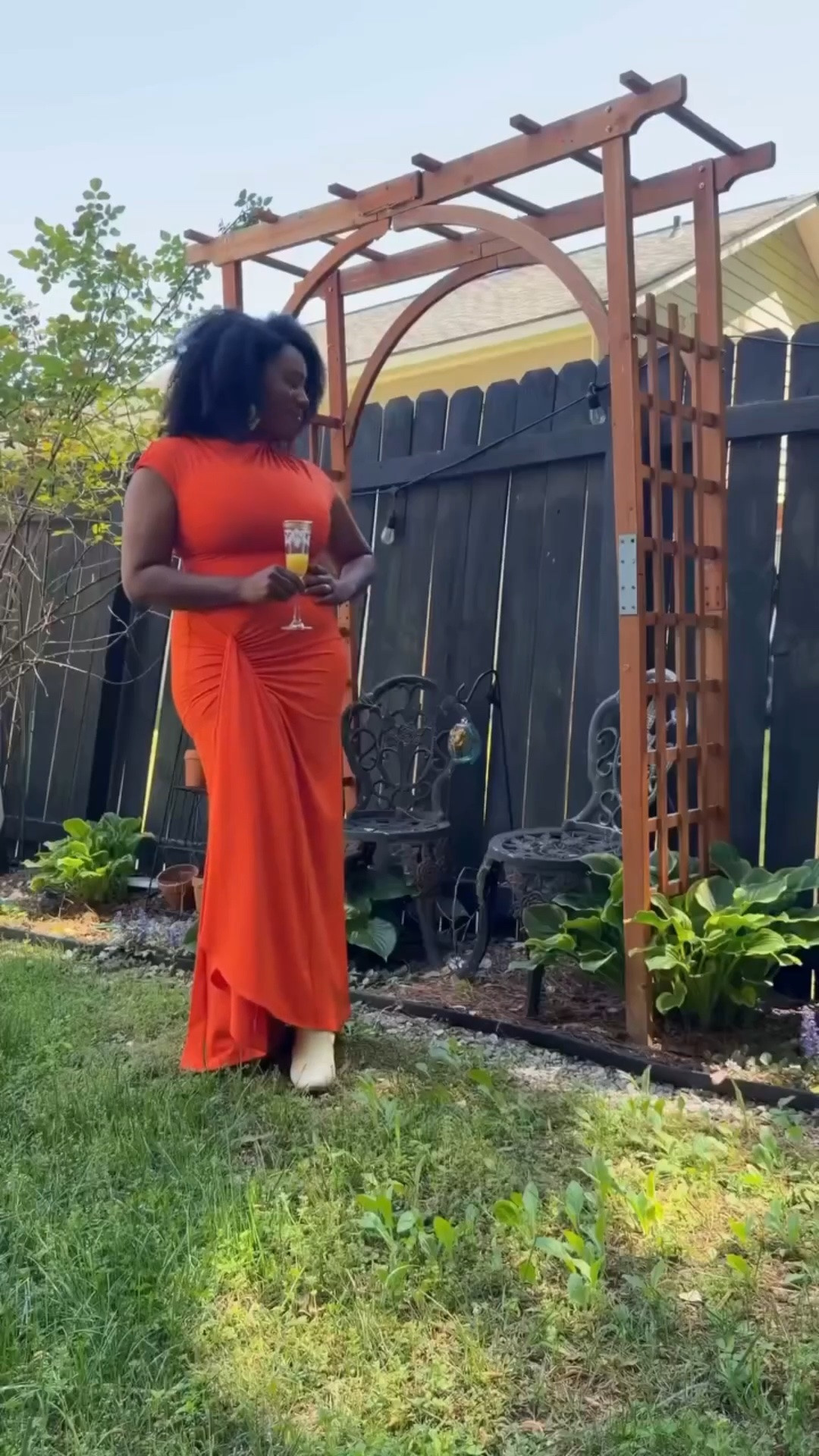 Bright orange dress perfect for the spring and summer!

#LTKootd #LTKdayinmylife #LTKSeasonal