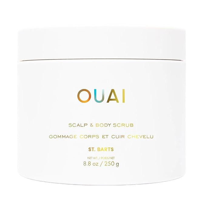 OUAI Scalp & Body Scrub, St. Barts - Exfoliating Body Scrub with Sugar & Coconut Oil Blend for Sm... | Amazon (US)