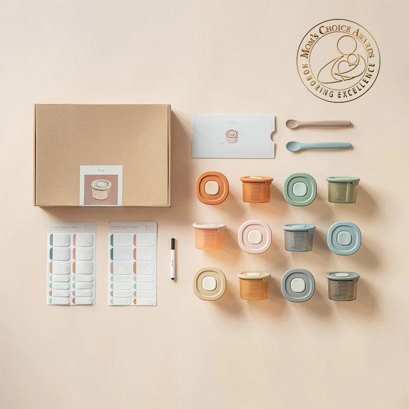 Silicone Baby Food Containers | Moonkie