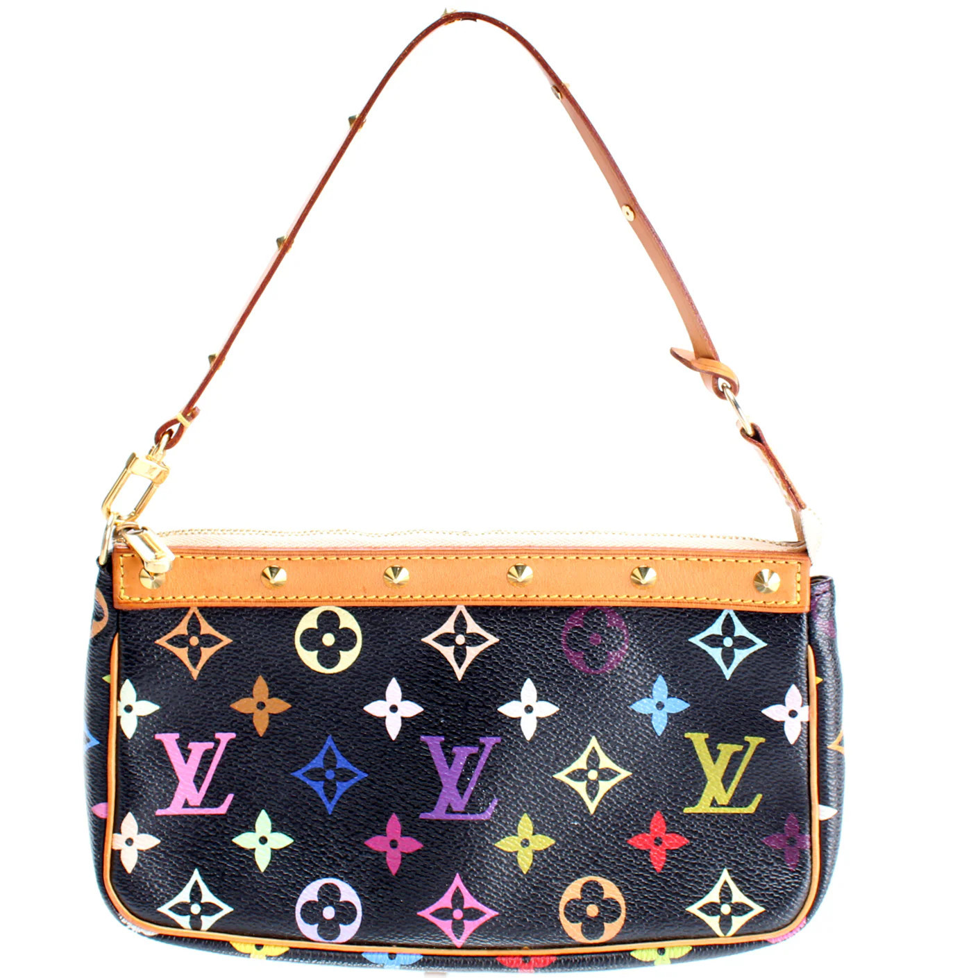 Pochette Accessories Multicolor Monogram | Keeks Designer Handbags