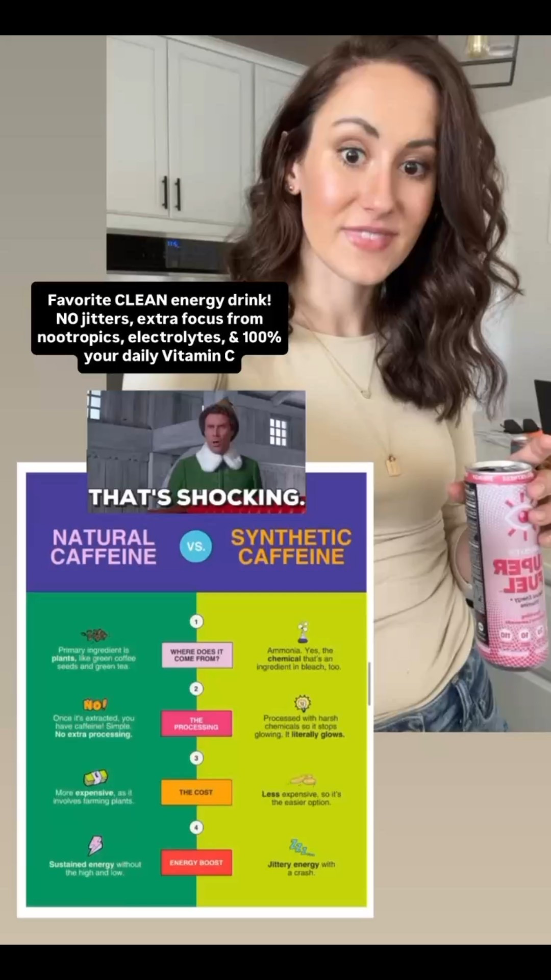 My favorite energy drink that not only gives me a boost, but it also gives me extra focus from nootropics! 

#LTKfoodie #LTKmomlife