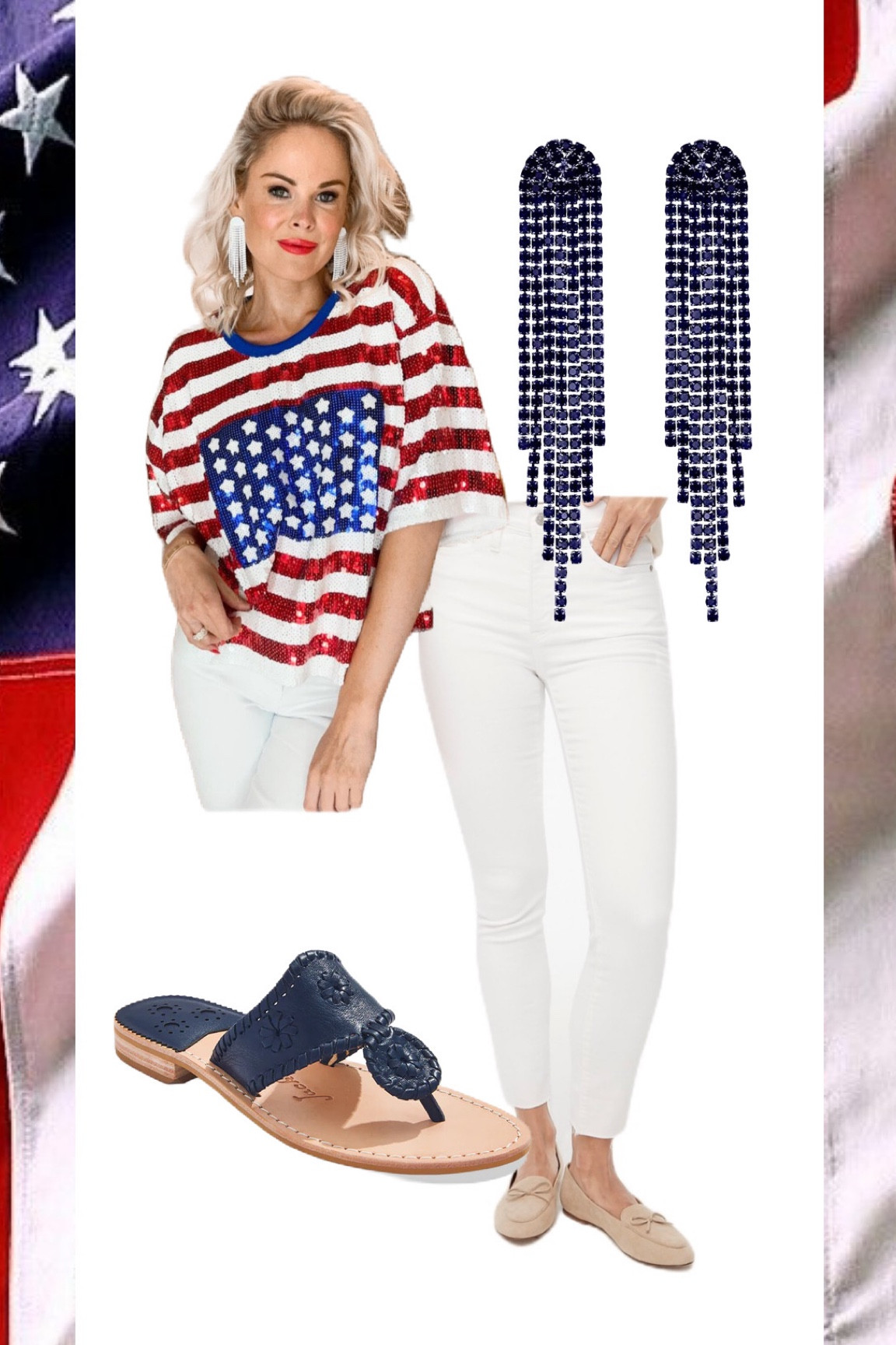 Memorial Day outfit | patriotic style | Fourth of July | Stars and Stripes | USA | holiday outfit 

#LTKSeasonal #LTKunder100 #LTKstyletip