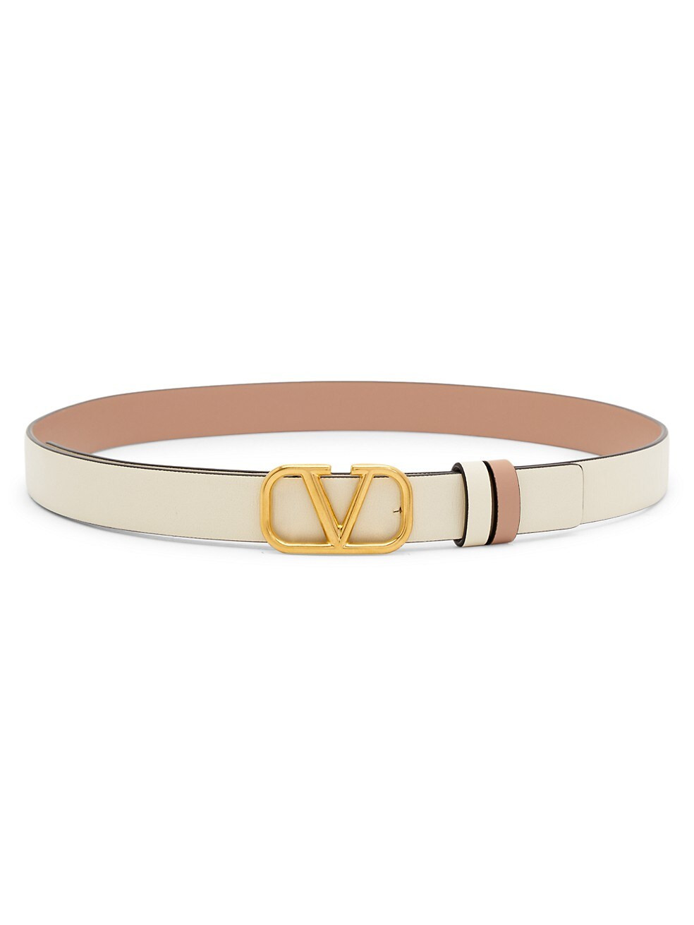 Reversible VLogo Leather Belt | Saks Fifth Avenue