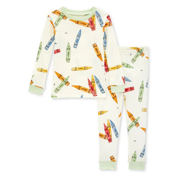 Color The World Organic Cotton Pajamas - 2-Piece 12M | Burts Bees Baby