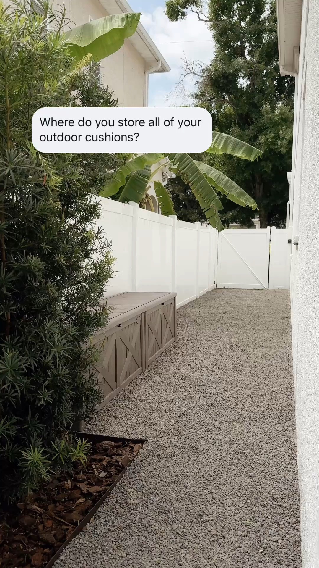 #ad These XL deck boxes are a great solution to store our outdoor cushions + pool gear. Place them on the side of the house where they’re out of the way but still easily accessible. 

You can shop these + more outdoor furniture and storage at @wayfair during their Black Friday in July sale (up to 80% off + free shipping sitewide!) #wayfair #wayfairpartner

#LTKSaleAlert #LTKHome