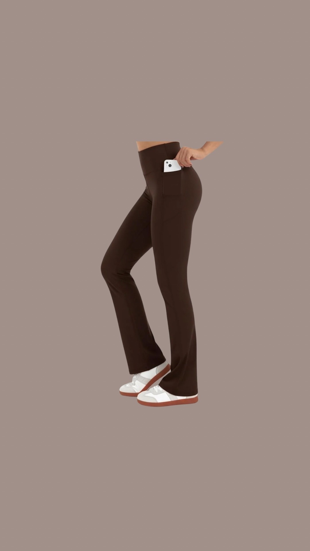 Okay these are the BEST leggings for my pregnant belly! Sooo comfy and flattering 🤎 and best part? They make them in a tall length 🙌 I got my true size and they are perfect 🤩