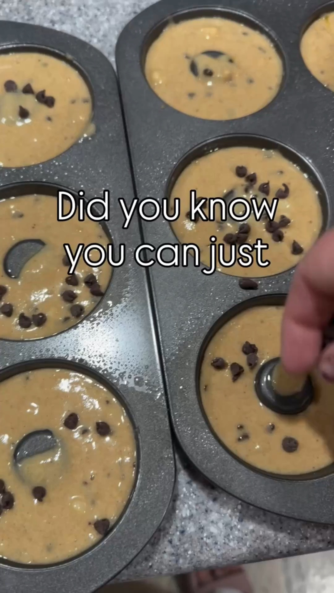 I used a Kodiak muffin mix, mashed banana, and mini chocolate chips, then baked the batter in a donut pan instead of a muffin tin.

Same batter. Different pan. Suddenly everyone thinks breakfast is exciting. 😂

Save this for the next time you want an easy breakfast that feels a little more special without any extra work.

Bake at 375° for about 10–12 minutes.

#LTKfoodie #LTKHome #LTKmomlife