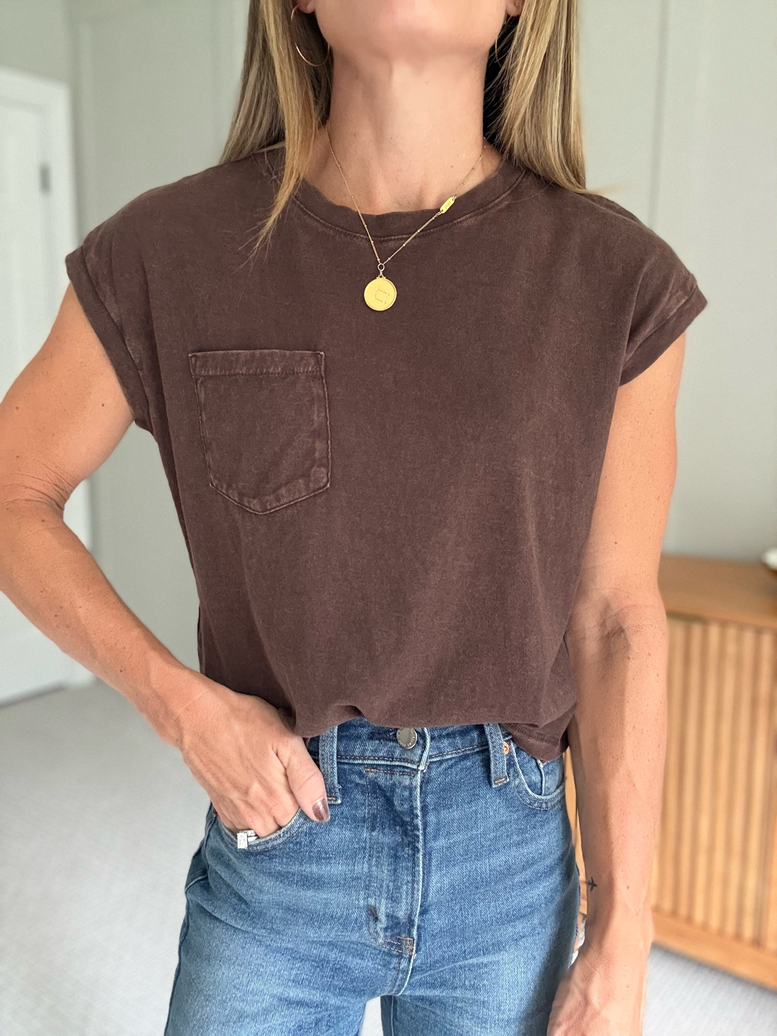 Target tee
Chocolate brown tee
Fall outfits women 
Concert outfit ideas
Travel outfits
Date night outfit
Country concert outfits

#LTKootd #LTKgrwm #LTKmomlife
