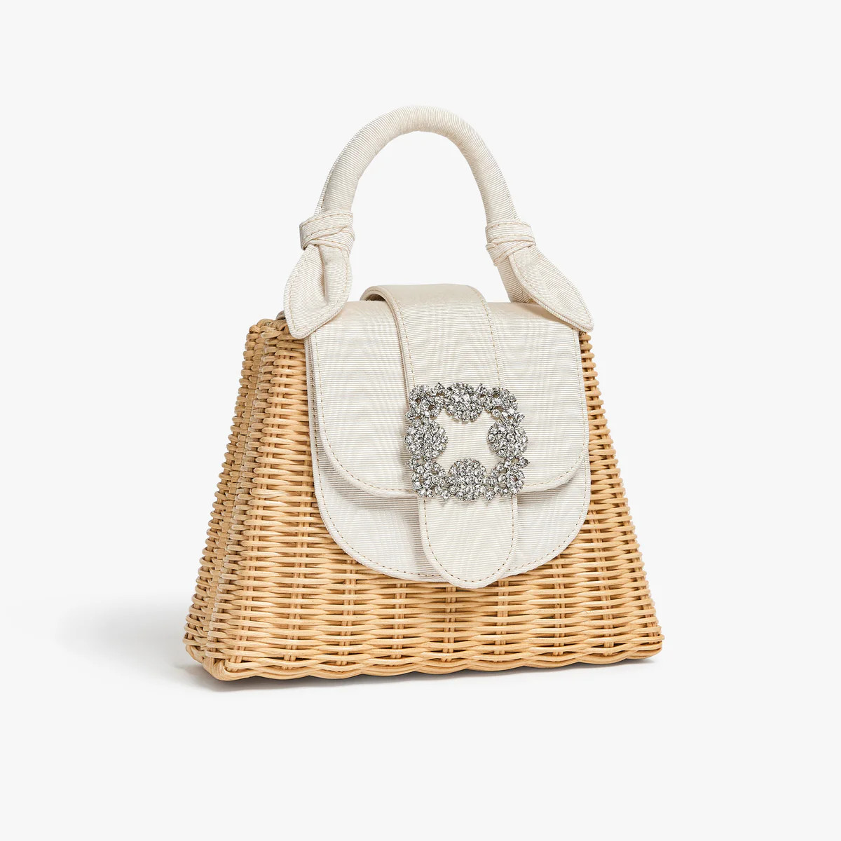 OTM Exclusive: Petite Lady Bag Crystal in Off White | Over The Moon