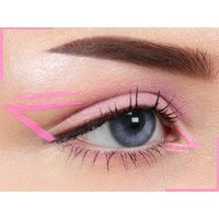 Neon Bubblegum Matte Cake Eyeliner With Applicator Brush - Water Activated Eyeliner - Vegan Friendly, Cruelty Free | Etsy (US)