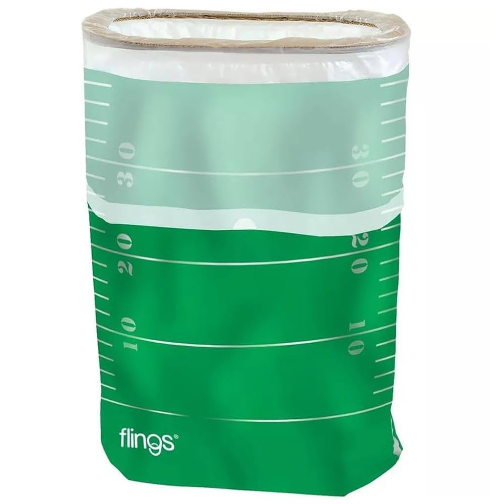 Amscan Football Field Flings - 13-Gallon Portable Green Trash Can/Bin - 22" x 15" - Perfect for T... | Amazon (US)
