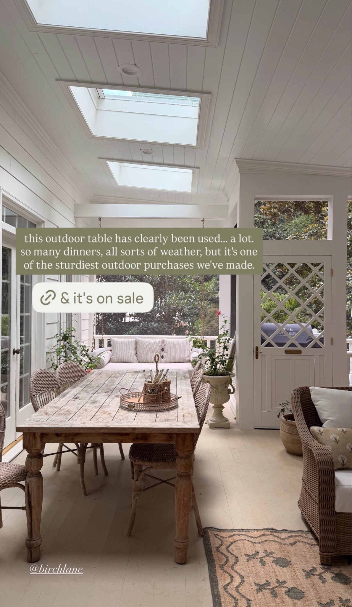 Our outdoor table is on sale!

#LTKHome #LTKSaleAlert