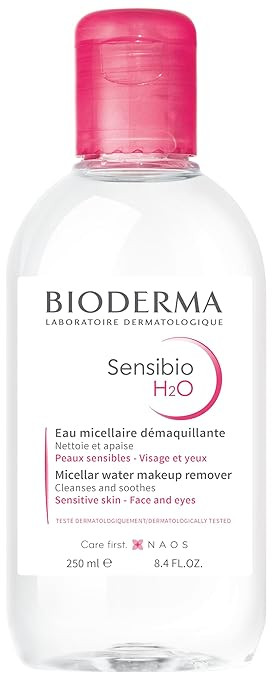 Bioderma - Sensibio - H2O Micellar Water - Makeup Remover Cleanser - Face Cleanser for Sensitive ... | Amazon (US)
