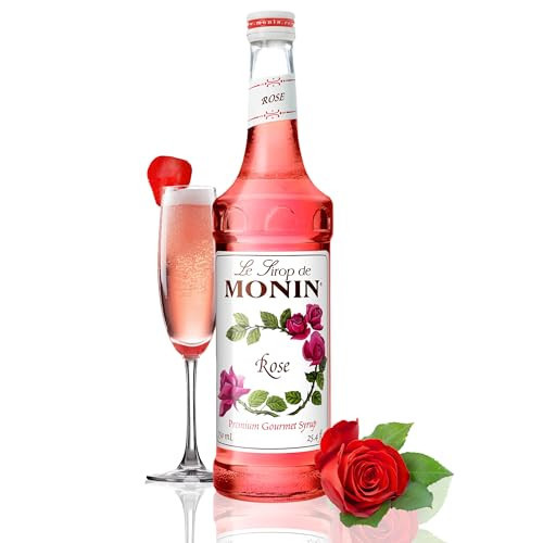 Monin - Rose Syrup, Elegant and Subtle, Great for Cocktails, Mocktails, and Soda, Gluten-Free, Non-GMO (750 ml) | Amazon (US)