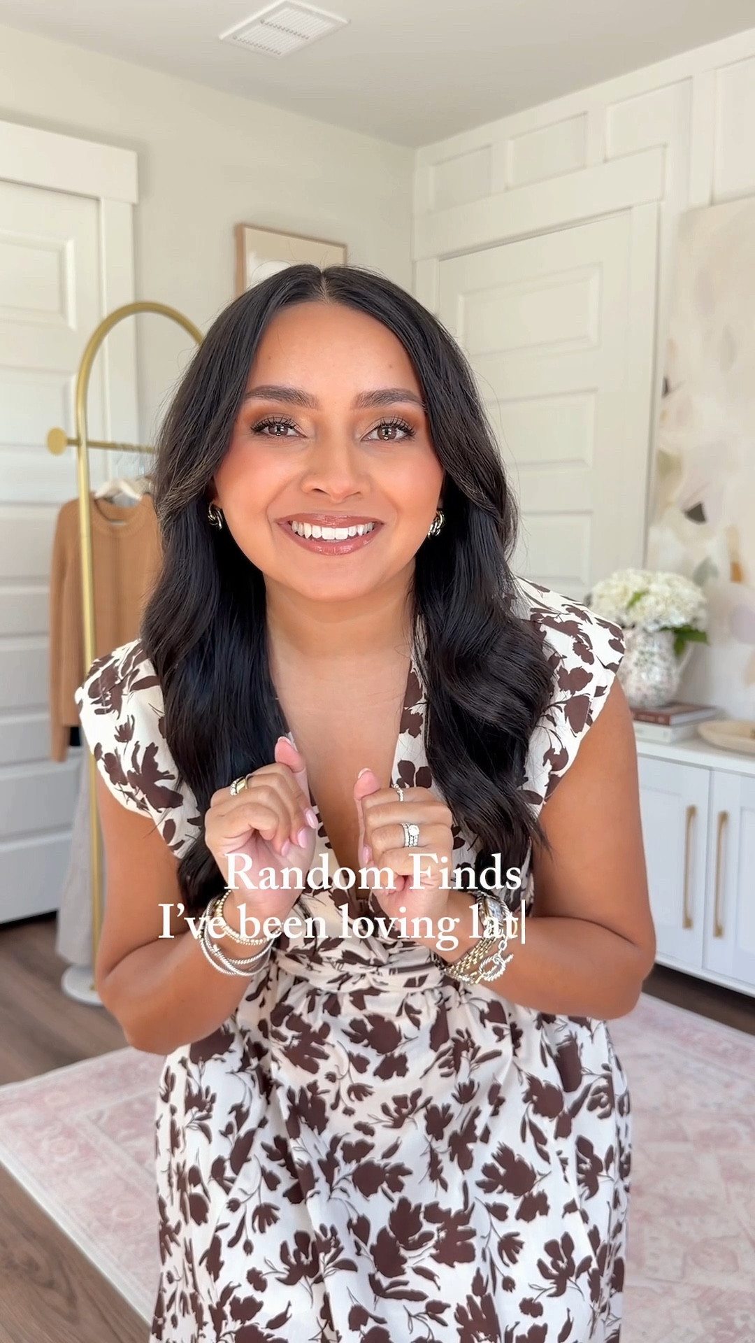 Random finds I’ve been loving lately!
For reference: I’m 5’0, petite, 32b bra size, and 2/26 in bottoms, pear shaped. 
*Everything I share is unaltered! TTS means true to size. Between size 5-6.5 in shoes

Brown floral maxi dress size xs petite TTS
Clear heels size 5 TTS
Clear flat sandals size 5.5 TTS
Bag insert size small with zipper 

#LTKPetite #LTKgrwm #LTKvlog