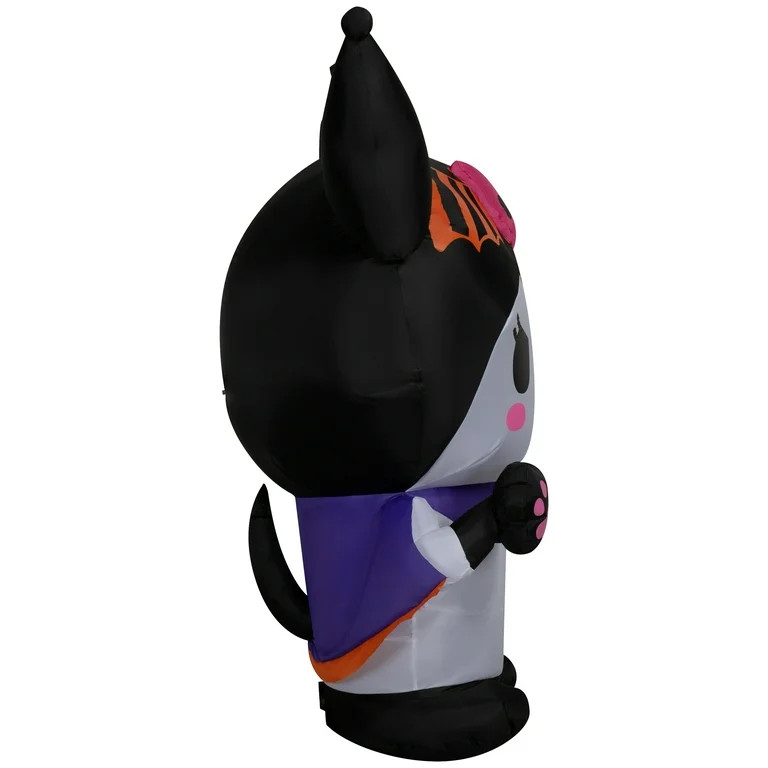 Halloween Kuromi Hello Kitty Airblown Yard Inflatable by Sanrio and Airblown Inflatables, 4.5 ft | Walmart (US)