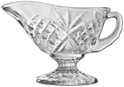 Godinger Gravy Boat Thanksgiving Table Decor Red Holiday Decor, Clear | Amazon (US)