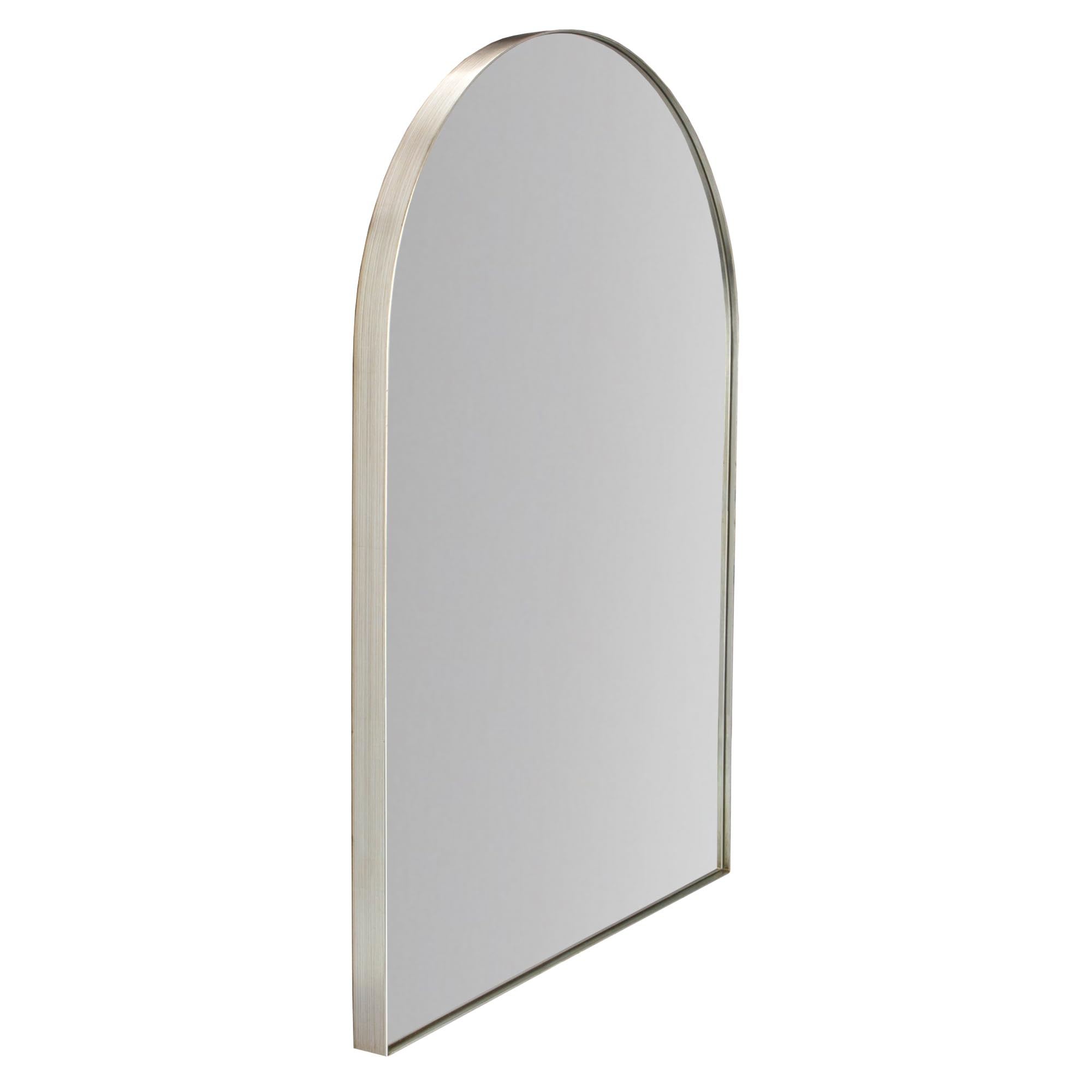 Frame My Mirror Metal Framed Wall Mirror - Nickel 26" x 38" Mirror - Ideal for Bathroom, Wall Dec... | Amazon (US)