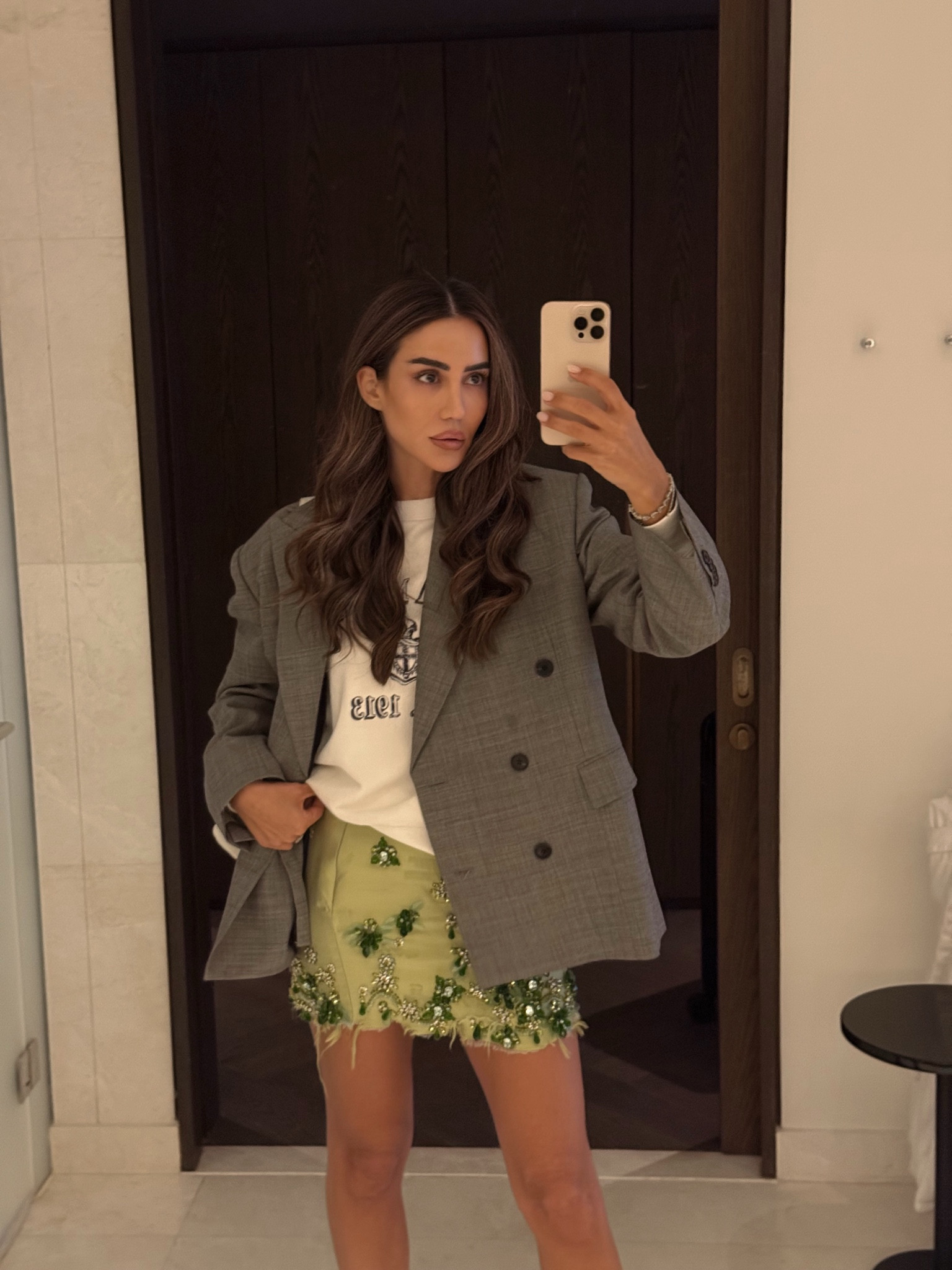 This stunning Prada skirt makes me feel amazing! Paired with this blazer, it’s an absolute must-have - so easy to style with any outfit.✨

#LTKMostLoved #LTKStyleTip