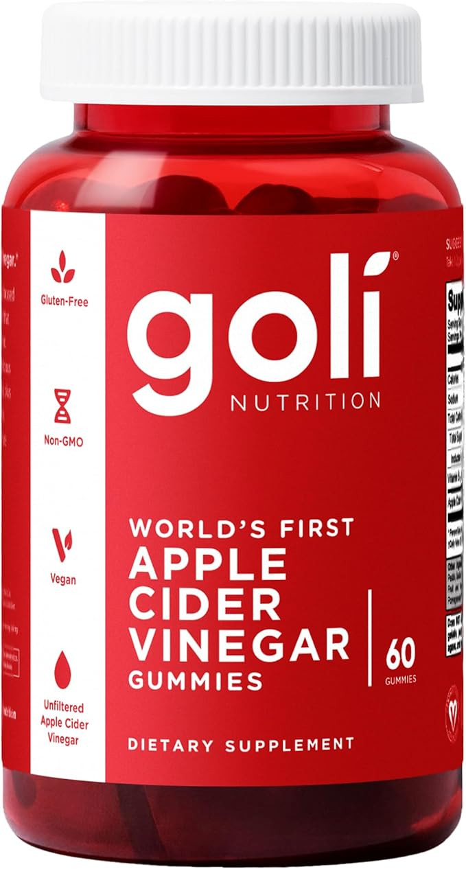 Goli Apple Cider Vinegar Gummies - Worlds First ACV Gummy with Vitamin B12, Beetroot & Pomegranat... | Amazon (US)