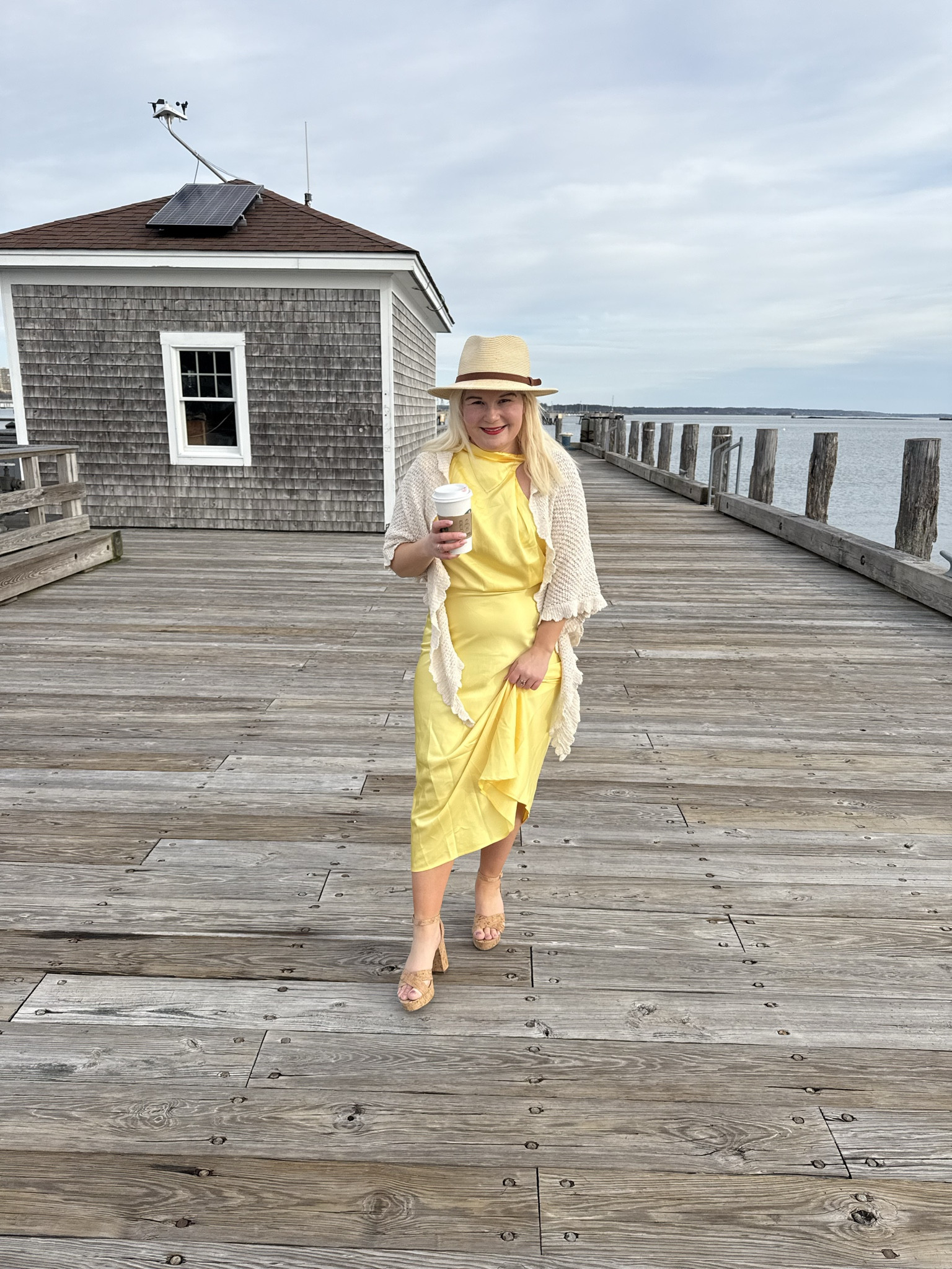 Butter yellow is still having a moment. Love this @Lulus  dress which also comes in multiple colors and is perfect year round.

#LTKPetite #LTKWedding #LTKWorkwear