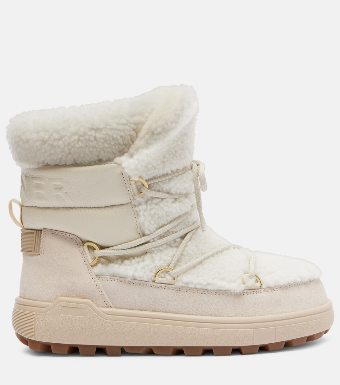 Chamonix shearling-trimmed suede snow boots | Mytheresa (US/CA)