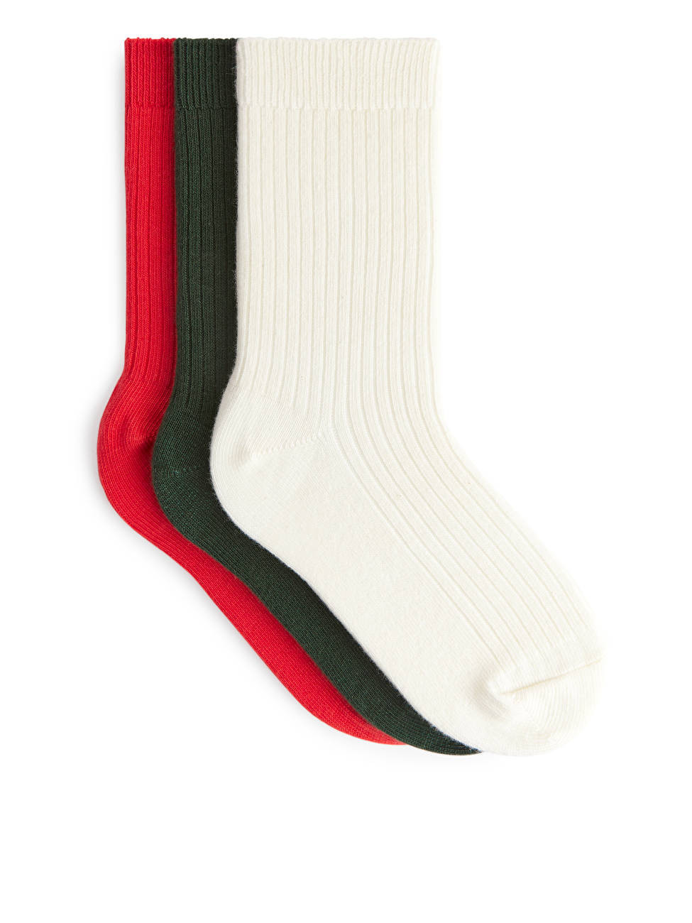 Rib Knit Socks, 3 Pairs | ARKET (US&UK)