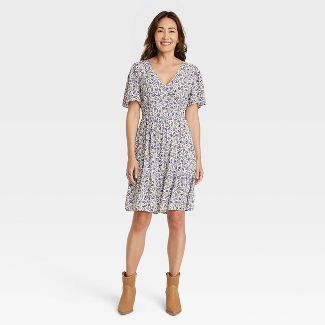 Women's Short Sleeve A-Line Dress - Knox Rose™ | Target