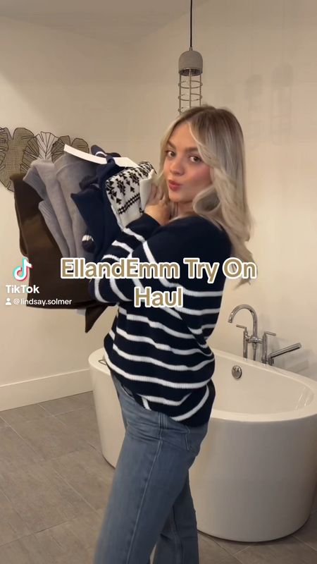 Ellandem try on! These are the best winter to spring transitional outfits! 

#LTKtravel #LTKVideo #LTKstyletip