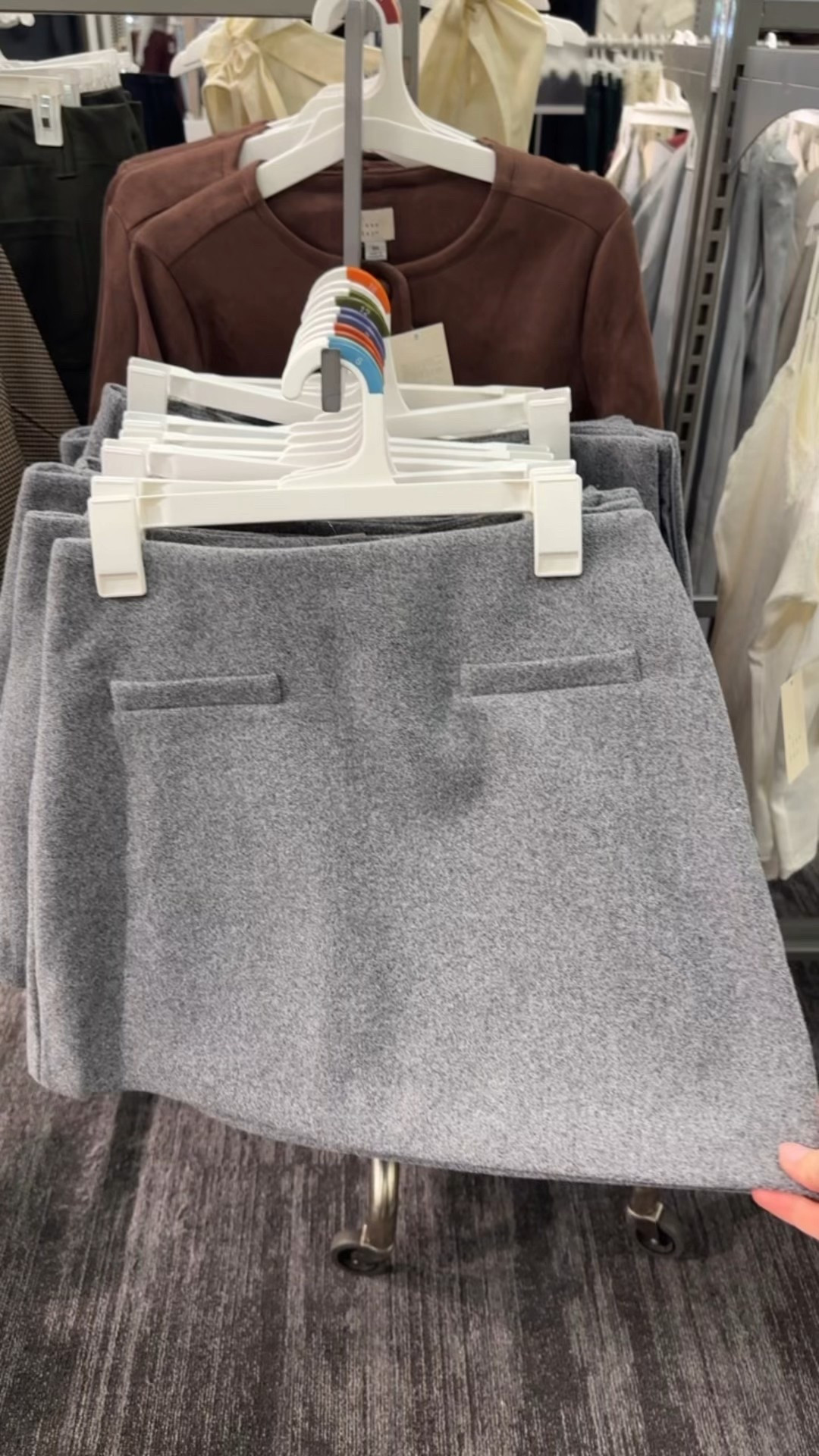 Cute mini skirts and coordinating cropped jackets with cute button detail 

The gray is a soft boucle material. There’s a sale happening if you spend at least $40 you get $10 off, or $15 off with a $60 spend 



#LTKSeasonal #LTKFallSale #LTKStyleTip