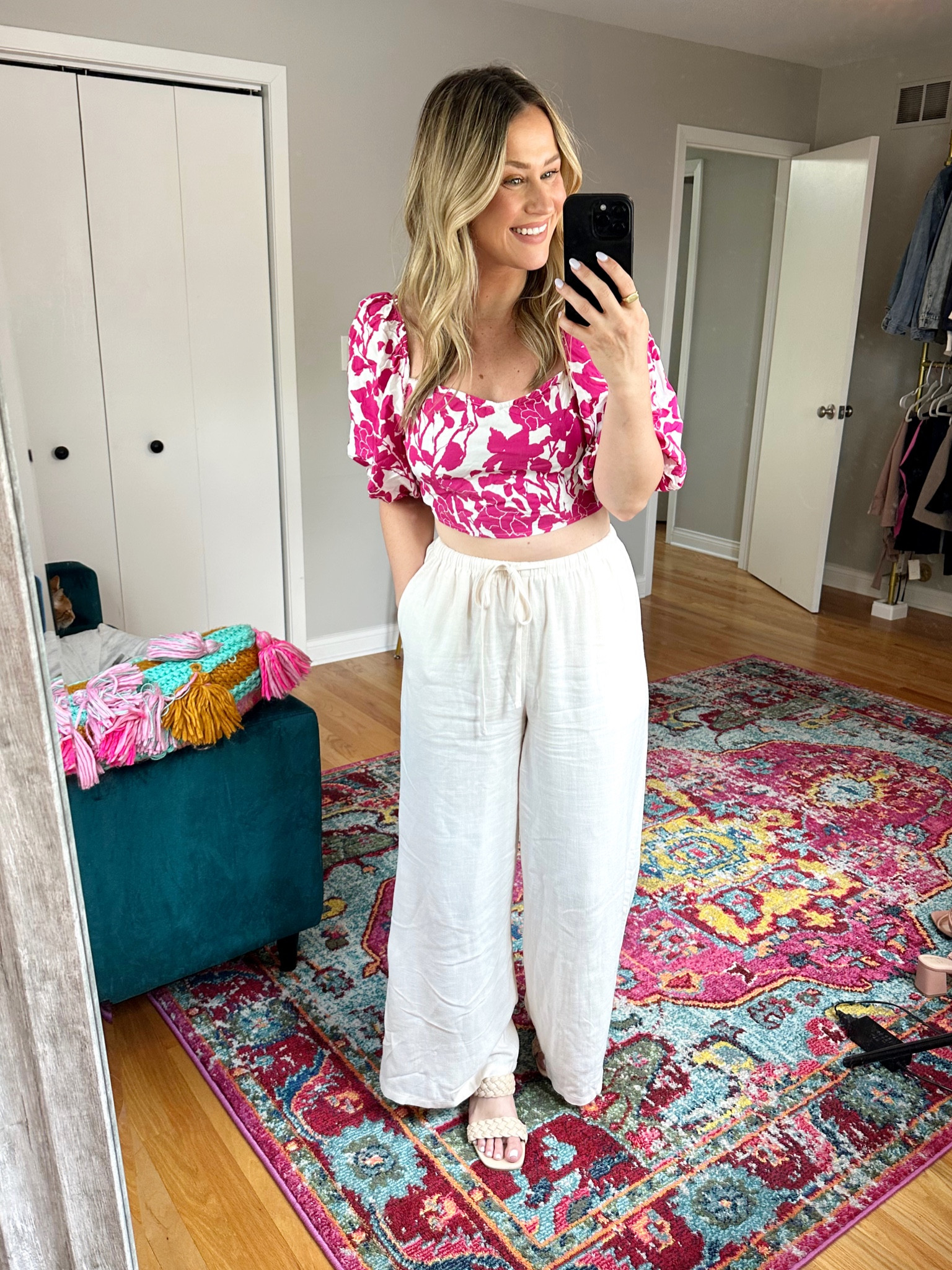 These linen pants are a summer must have! These sandals, linen pants, cropped top are all amazon fashion finds #summeroutfit #outfitideas #linenpants 

#LTKshoecrush #LTKunder50 #LTKstyletip
