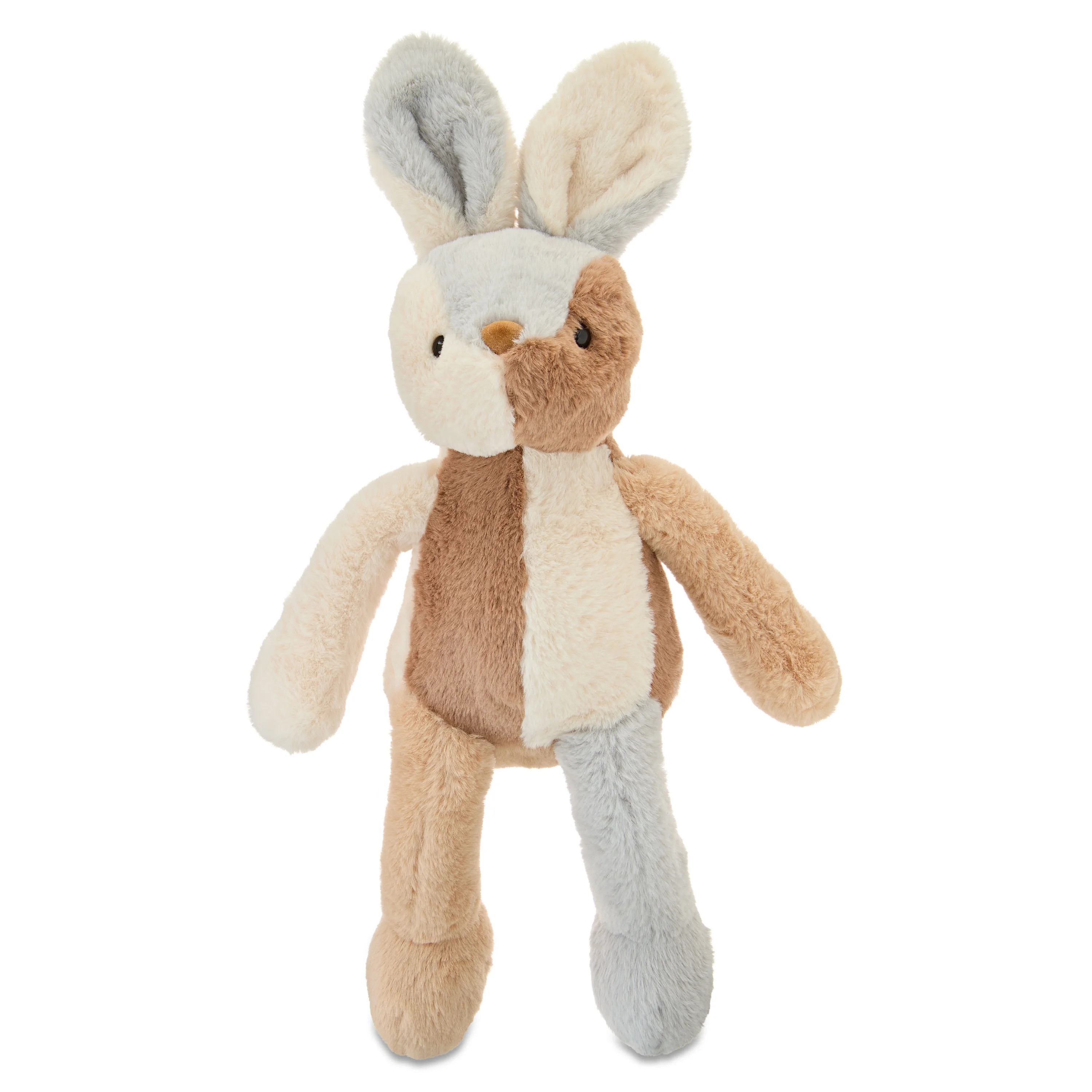 Large Color Block Bunny Plush, Tan Multicolor, 23", Easter by Way To Celebrate | Walmart (US)