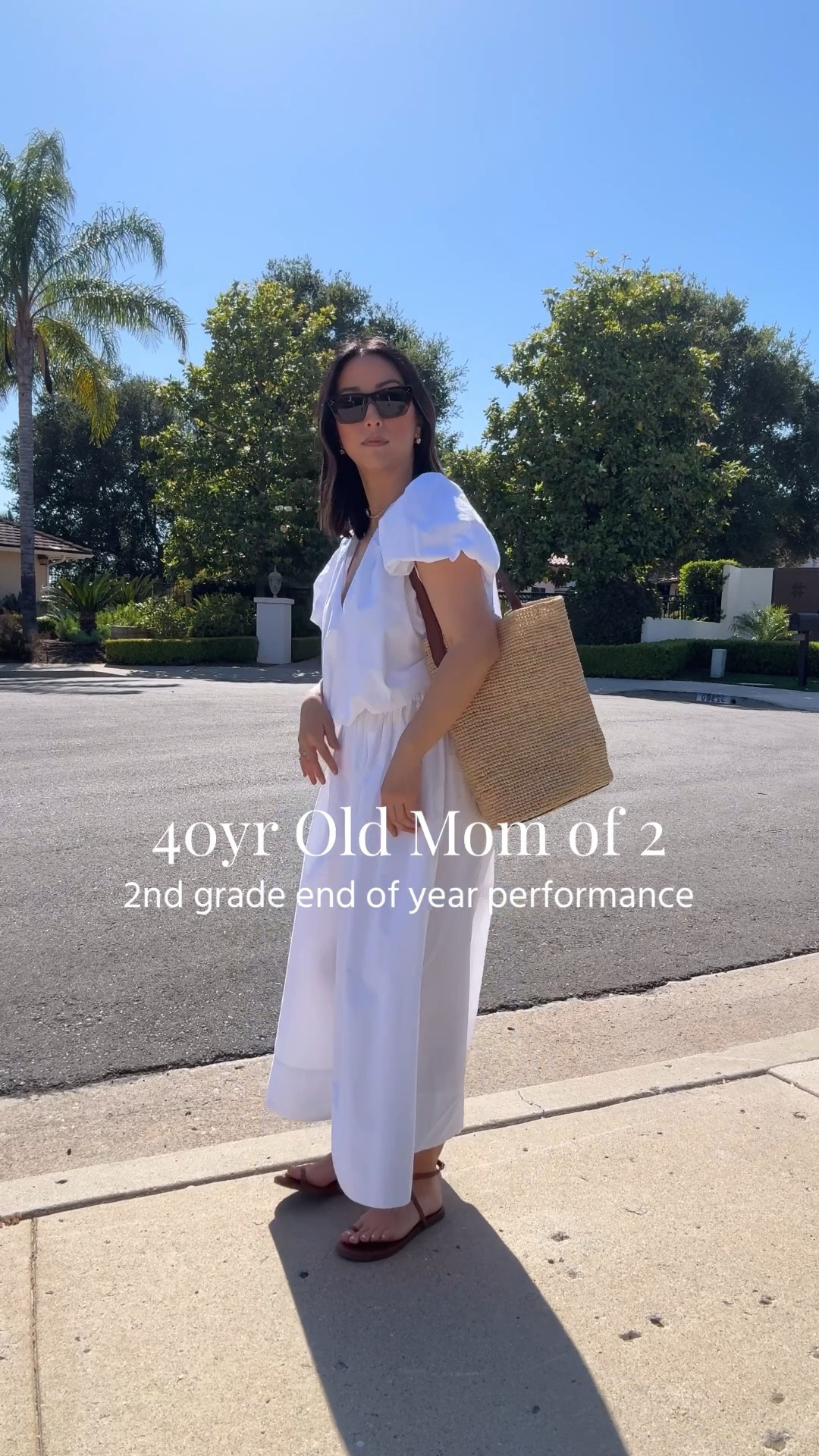 What I wore to my daughters 2nd grade performance. Both top and skirt have an elastic waist. So comfy!

Zara top xs
Aritzia skirt xs
Tkees phoebe sandals 5
J.crew bucket bag
Quince cashmere sweater xs
Dorsey earrings medium
Dorsey James necklace 15”
Celine sunglasses

#LTKmomlife #LTKPetite