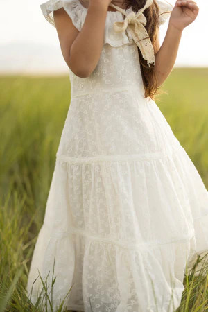 Alaina Dress in Ivory | Ivy City Co