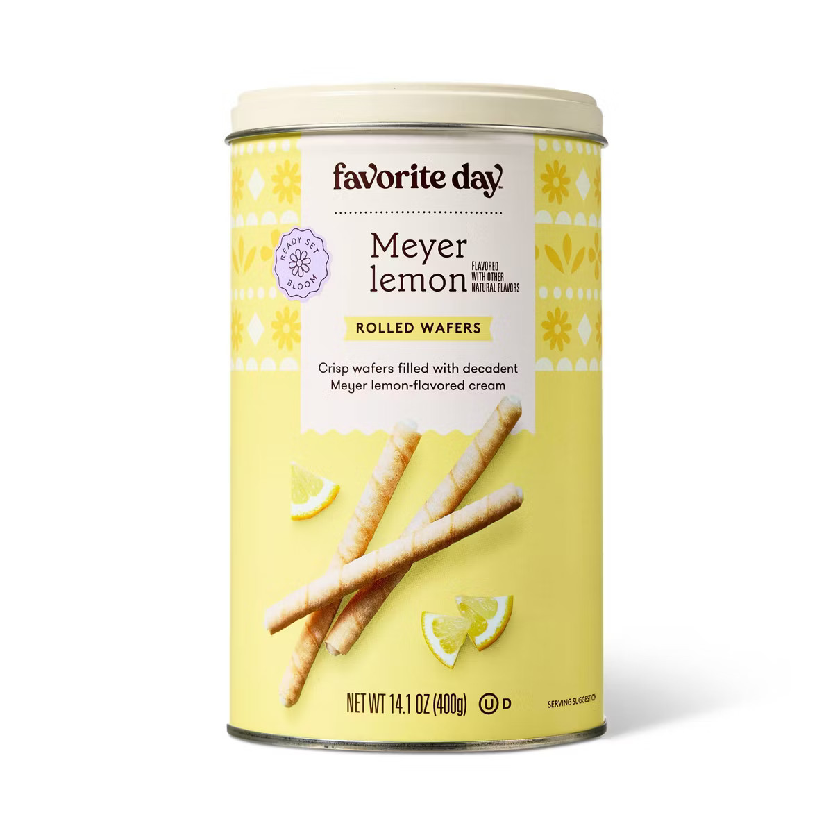 Spring Easter Meyer Lemon Rolled Wafer - 14.1oz - Favorite Day™ | Target
